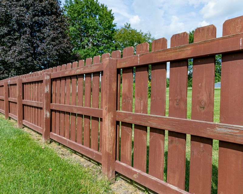 Fence Repair in Spring
