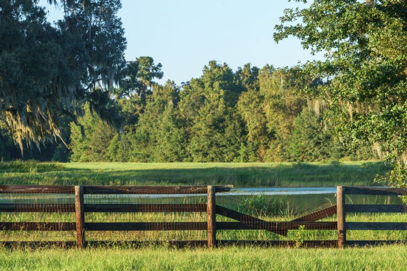 Damaged Wood Fence Sections